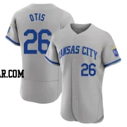 Amos Otis Men's Kansas City Royals Gray Authentic 2022 Road Jersey