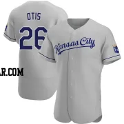 Amos Otis Men's Kansas City Royals Gray Authentic Road Jersey