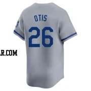 Amos Otis Men's Kansas City Royals Gray Limited Away Jersey