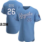 Amos Otis Men's Kansas City Royals Light Blue Authentic Alternate Jersey