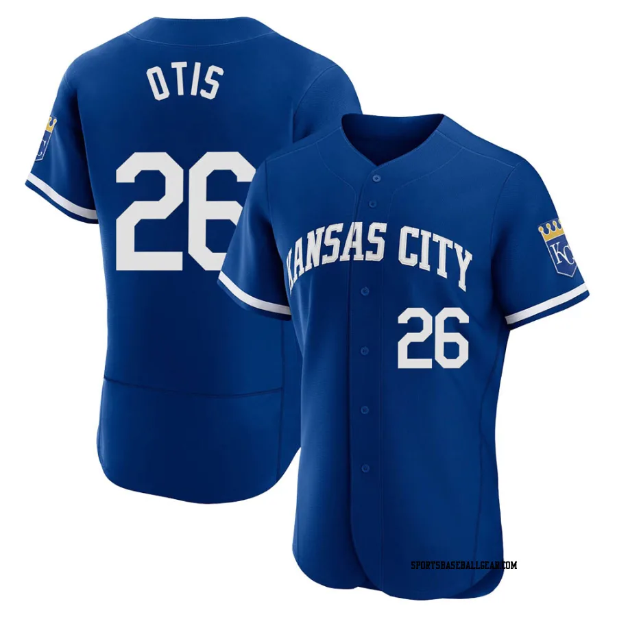 Amos Otis Men's Kansas City Royals Royal Authentic 2022 Alternate Jersey