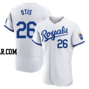 Amos Otis Men's Kansas City Royals White Authentic 2022 Home Jersey