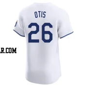 Amos Otis Men's Kansas City Royals White Elite Home Jersey