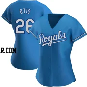 Amos Otis Women's Kansas City Royals Light Blue Replica Alternate Jersey