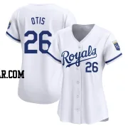 Amos Otis Women's Kansas City Royals White Limited Home Jersey