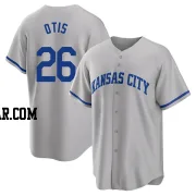 Amos Otis Youth Kansas City Royals Gray Replica 2022 Road Jersey