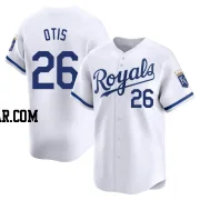 Amos Otis Youth Kansas City Royals White Limited Home Jersey