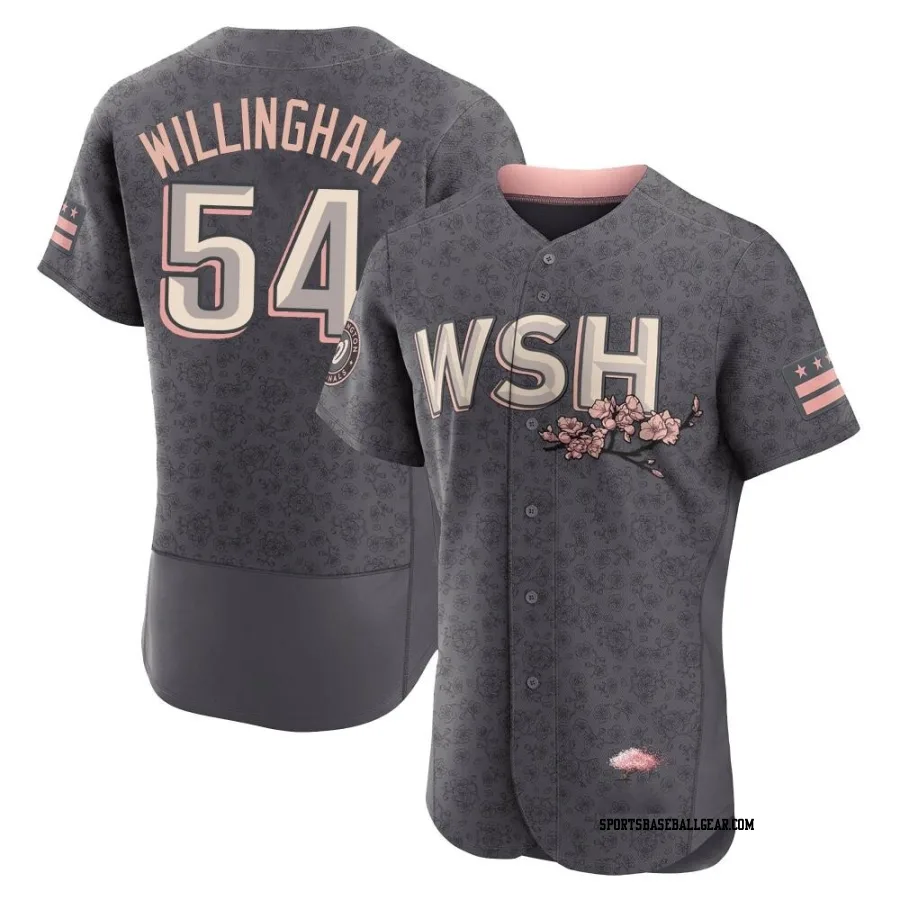 Amos Willingham Men's Washington Nationals Gray Authentic 2022 City Connect Jersey