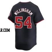 Amos Willingham Men's Washington Nationals Navy Limited Alternate Jersey