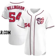 Amos Willingham Men's Washington Nationals White Authentic Alternate Jersey