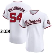 Amos Willingham Men's Washington Nationals White Elite Home Jersey