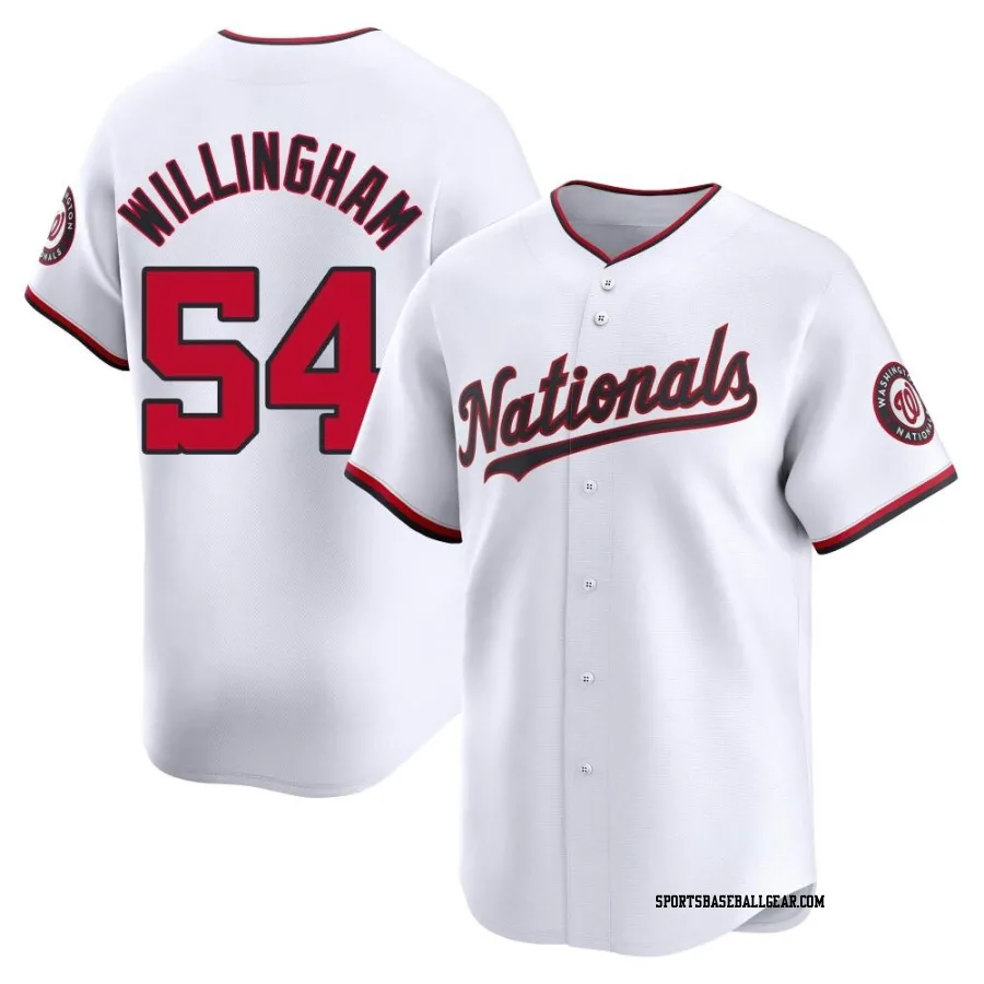 Amos Willingham Men's Washington Nationals White Limited Home Jersey