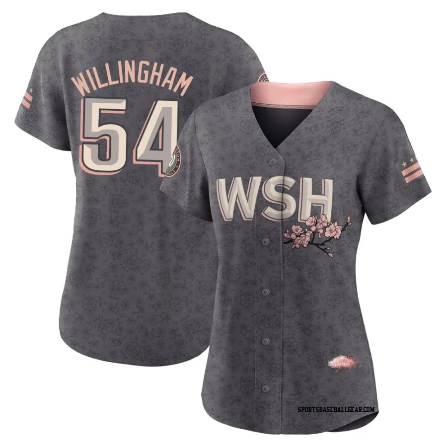 Amos Willingham Women's Washington Nationals Gray Replica 2022 City Connect Jersey