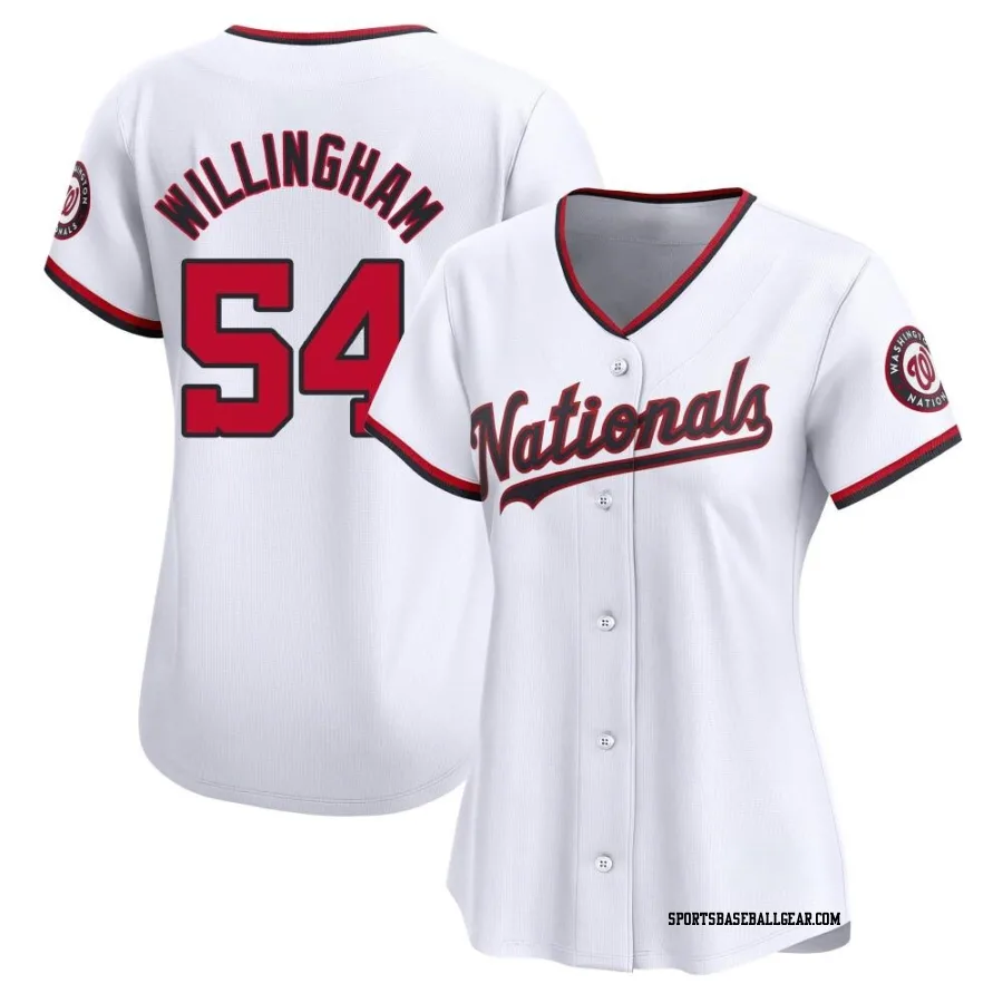 Amos Willingham Women's Washington Nationals White Limited Home Jersey