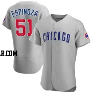 Anderson Espinoza Men's Chicago Cubs Gray Authentic Road Jersey