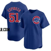 Anderson Espinoza Men's Chicago Cubs Royal Limited Alternate Jersey