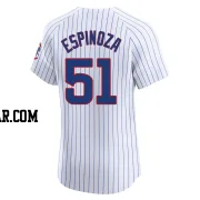 Anderson Espinoza Men's Chicago Cubs White Elite Home Jersey