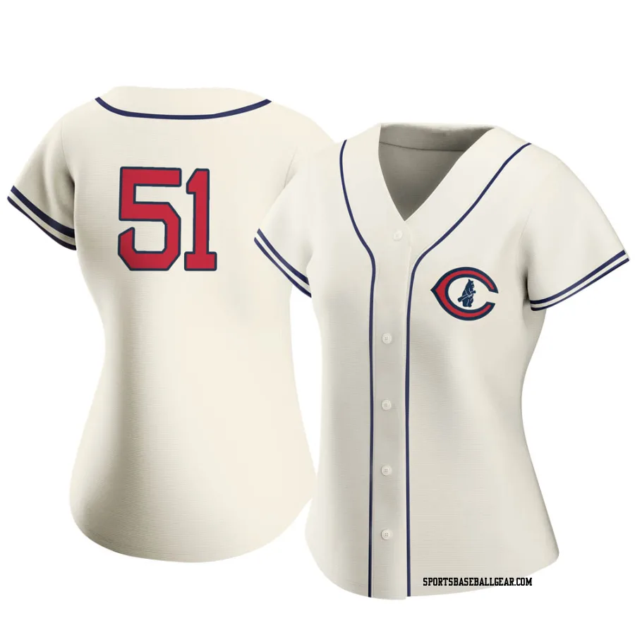 Anderson Espinoza Women's Chicago Cubs Cream Authentic 2022 Field Of Dreams Jersey