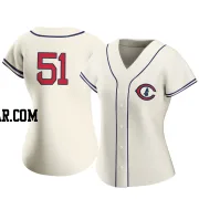 Anderson Espinoza Women's Chicago Cubs Cream Replica 2022 Field Of Dreams Jersey