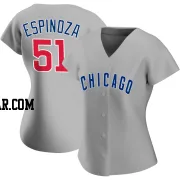 Anderson Espinoza Women's Chicago Cubs Gray Replica Road Jersey