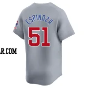 Anderson Espinoza Youth Chicago Cubs Gray Limited Road Jersey