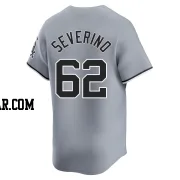 Anderson Severino Men's Chicago White Sox Gray Limited Road Jersey