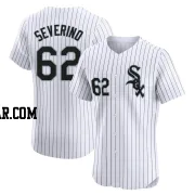 Anderson Severino Men's Chicago White Sox White Elite Home Jersey