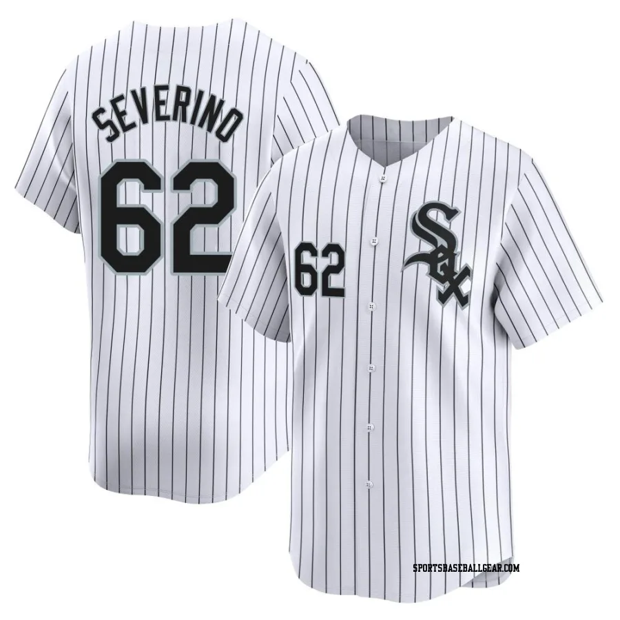 Anderson Severino Men's Chicago White Sox White Limited Home Jersey