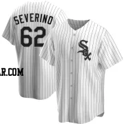 Anderson Severino Men's Chicago White Sox White Replica Home Jersey