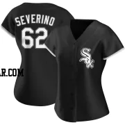 Anderson Severino Women's Chicago White Sox Black Authentic Alternate Jersey