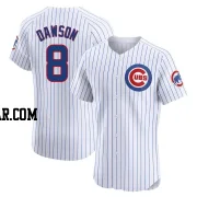 Andre Dawson Men's Chicago Cubs White Elite Home Jersey