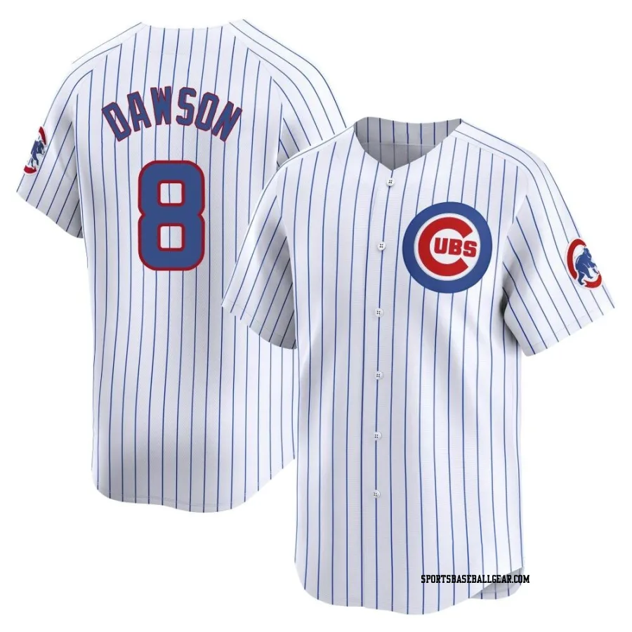 Andre Dawson Men's Chicago Cubs White Limited Home Jersey