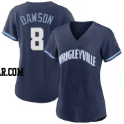 Andre Dawson Women's Chicago Cubs Navy Replica 2021 City Connect Jersey