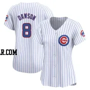 Andre Dawson Women's Chicago Cubs White Limited Home Jersey