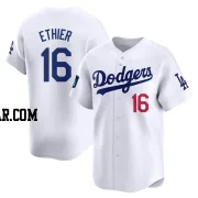 Andre Ethier Men's Los Angeles Dodgers White Limited 2024 World Tour Seoul Series Home Jersey