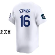 Andre Ethier Men's Los Angeles Dodgers White Limited 2024 World Tour Seoul Series Home Jersey