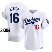 Andre Ethier Men's Los Angeles Dodgers White Limited Home Jersey