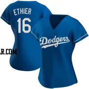 Andre Ethier Women's Los Angeles Dodgers Royal Authentic Alternate Jersey