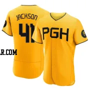 Andre Jackson Men's Pittsburgh Pirates Gold Authentic 2023 City Connect Jersey