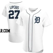 Andre Lipcius Men's Detroit Tigers White Authentic Home Jersey