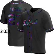 Andre Lipcius Youth Detroit Tigers Black Holographic Replica Alternate Jersey