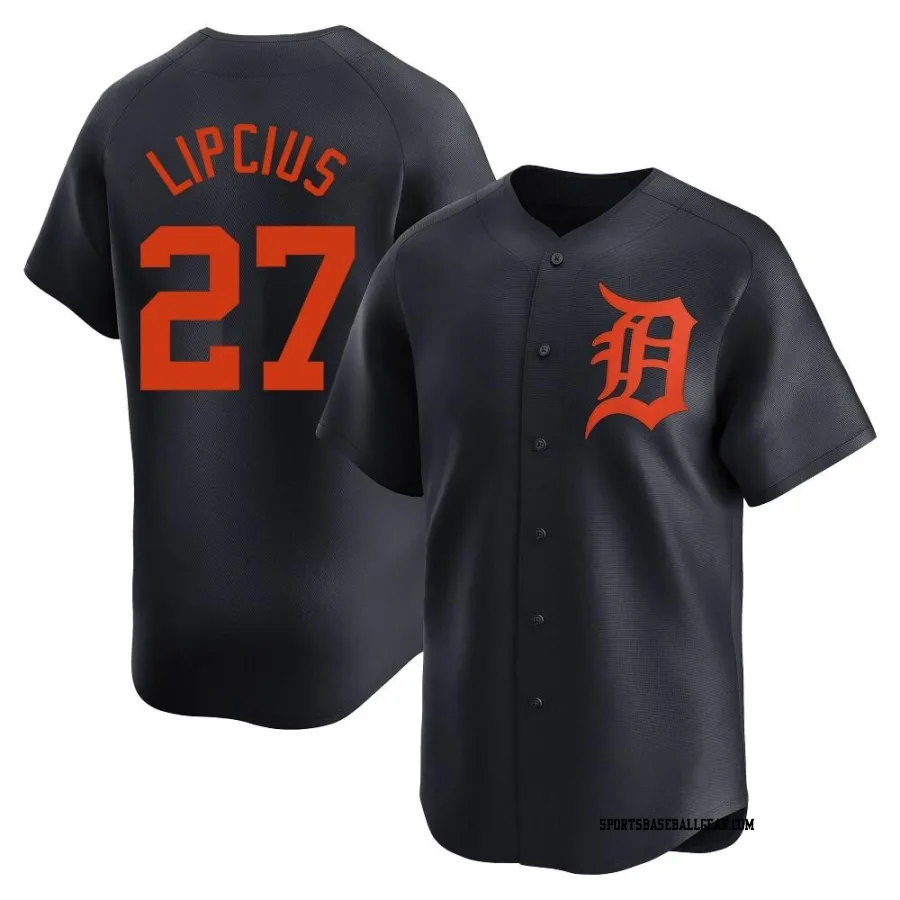 Andre Lipcius Youth Detroit Tigers Navy Limited Alternate Jersey