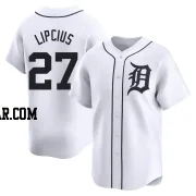 Andre Lipcius Youth Detroit Tigers White Limited Home Jersey