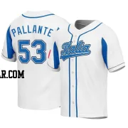 Andre Pallante Men's Italy Baseball White Replica 2023 World Baseball Classic Jersey