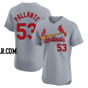 Andre Pallante Men's St. Louis Cardinals Gray Elite Road Jersey