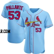 Andre Pallante Men's St. Louis Cardinals Light Blue Authentic Alternate Jersey