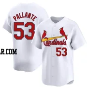 Andre Pallante Men's St. Louis Cardinals White Limited Home Jersey