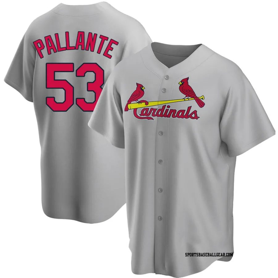 Andre Pallante Youth St. Louis Cardinals Gray Replica Road Jersey