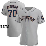 Andre Scrubb Men's Houston Astros Gray Authentic Road Jersey