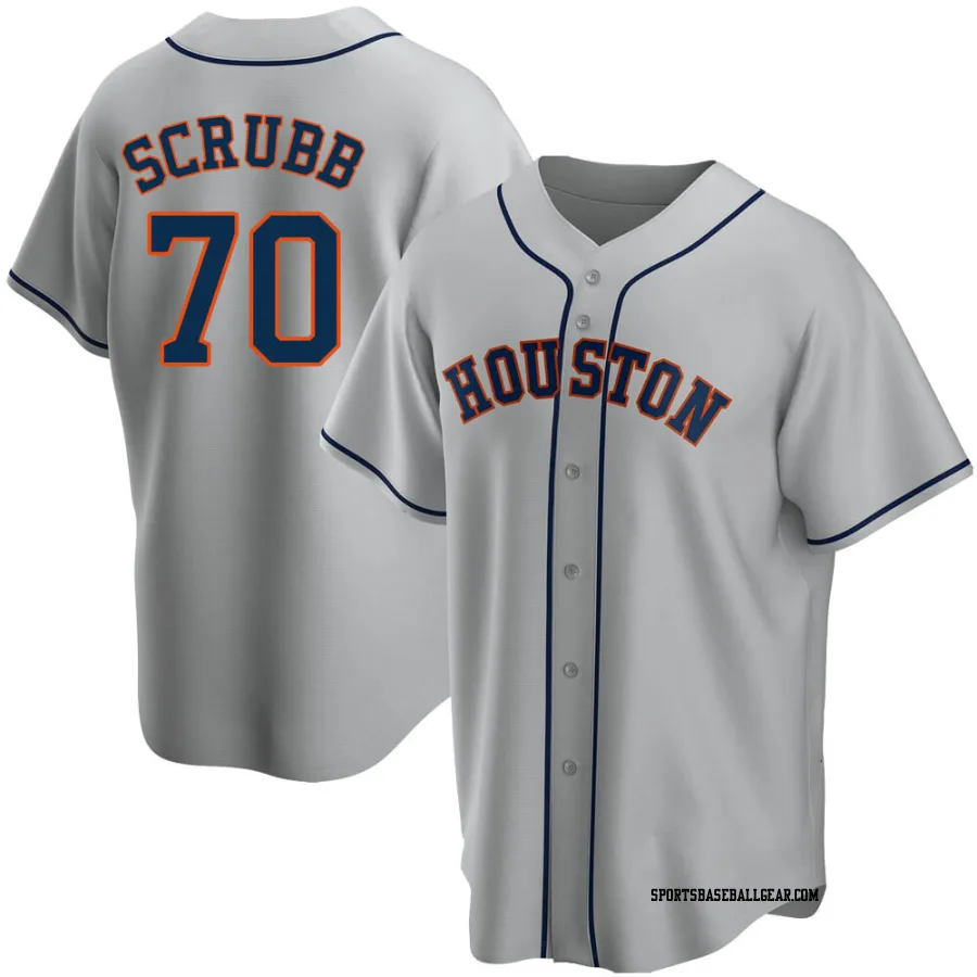 Andre Scrubb Men's Houston Astros Gray Replica Road Jersey